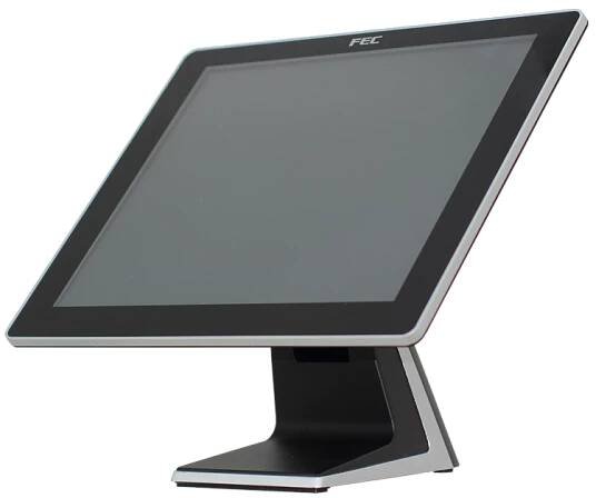 Dotykový monitor FEC AM-1017, 17" LED LCD (350cd), PCAP, USB, VGA/DVI, bez rámečku, černo-stříbrný | PENTA CZ