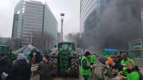 Reportáž ze včerejšího Bruselu: Zemědělci z několika zemí EU svorně proti Green Dealu (videa) – CZ24.NEWS