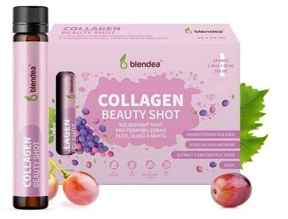 Blendea Collagen Beauty Shot s kyselinou hyaluronovou a zinkem 25 ml od 399 Kč - Heureka.cz