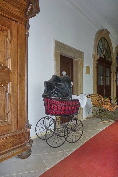 Im Gästebereich von Schloss Gereuth ... | Foto: B. Schneider