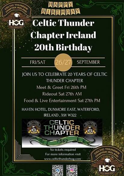 Celtic thunder HOG Birthday 2025
