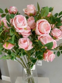 Růže XL umělá květina jako živá Kusů na sadu 1 ks.