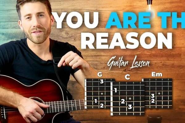 You Are The Reason Guitar Tutorial - Calum Scott Lesson For Beginners // Easy Chords