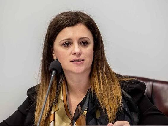 Hejtmanka Jaroslava Pokorná Jermanová. 