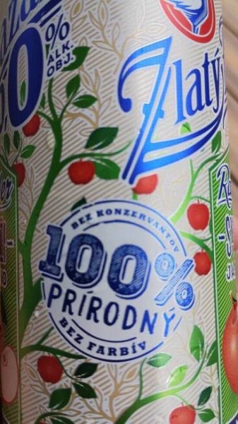 Podrobné informace o potravině Zlatý bažant Radler jablko