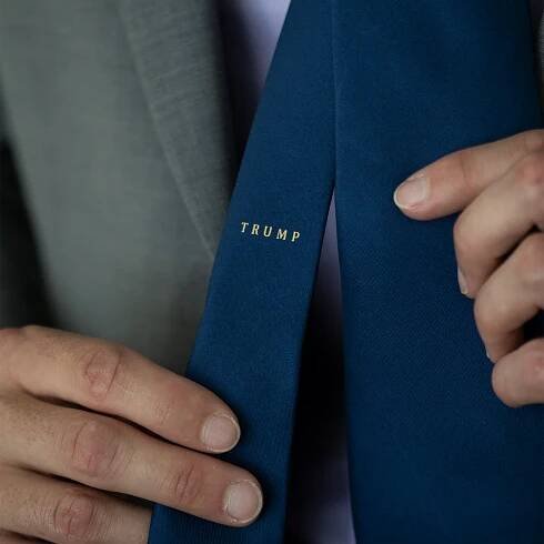 Solid Silk Tie - Blue