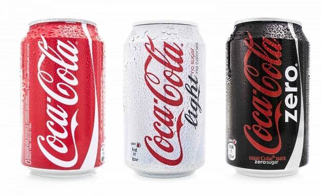 Plechovky od limonády Coca cola