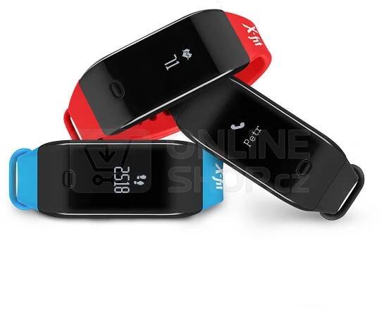 Fitness náramek Niceboy X-Fitpolo, red