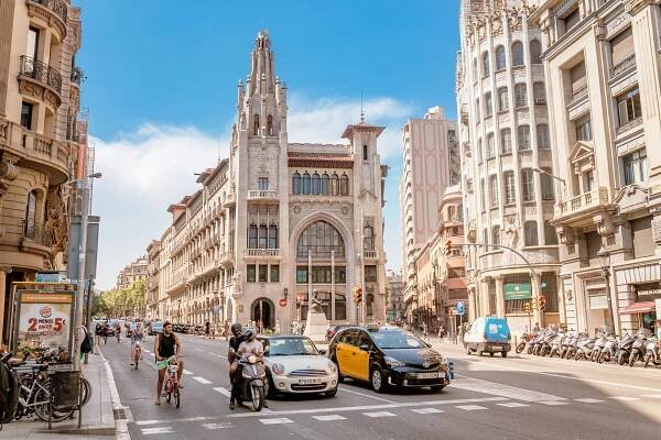Barcelovnská ulice Laietana