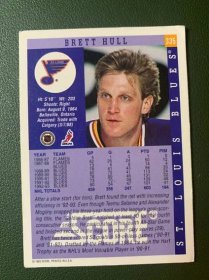 Brett Hull - St. Louis Blues č.335 / Score - 1993 - Hokejové karty