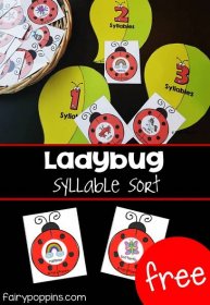 Ladybug Syllable Sort