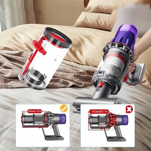 NÁDOBA PRO DYSON V11 V15 NÁHRADNÍ DÍLY, FILTR, PŘÍSLUŠENSTVÍ K VYSAVAČI Značka žádná značka