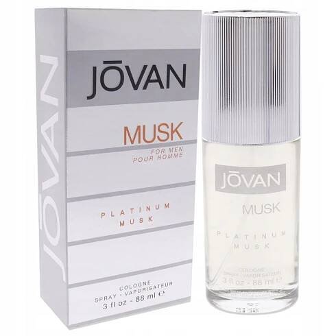 Jovan Platinum Musk kolínská voda pánská 88 ml od 137 Kč - Heureka.cz