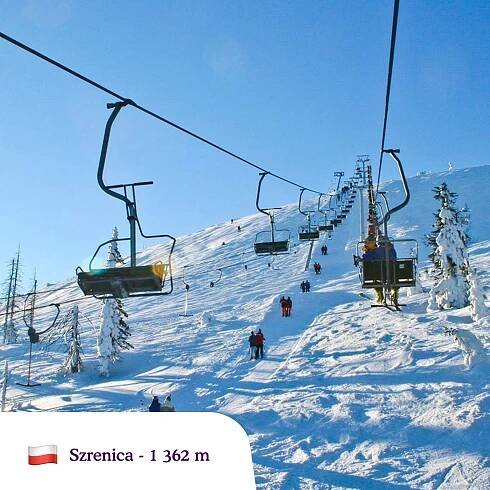 Skiareály těsně za hranicemi - Polsko + Slovensko