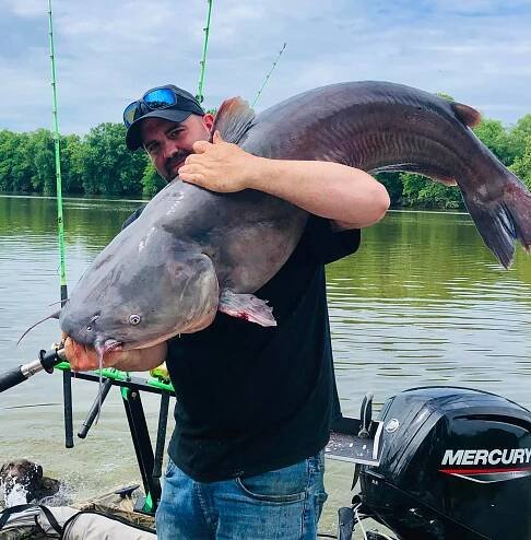 Steven price WV state-record blue cat