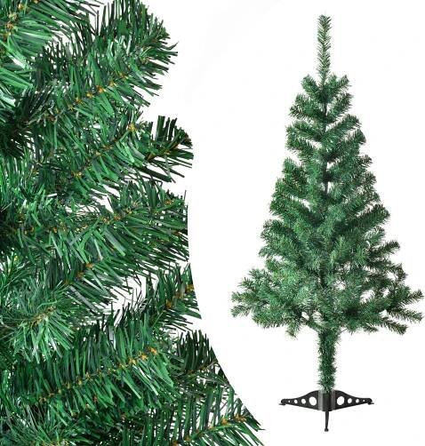 Juskys Umělý vánoční stromek - 120 cm, se stojanem, zelený
