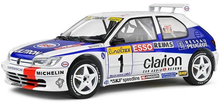 Peugeot 306 Maxi #1 Delecour/Sauvage Rallye Monte Carlo 1996 1:18 Solido