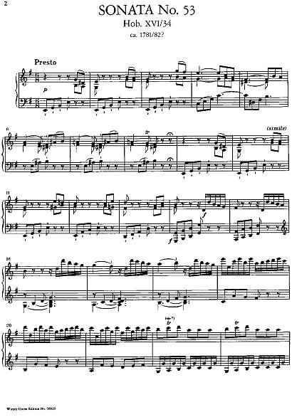 Keyboard Sonata in E minor, Hob.XVI:34 (Haydn, Joseph) – IMSLP