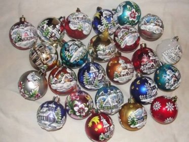 Ručně malované kraslice a vánoční baňky z Vysoké - MORAVSKÁ BRÁNA