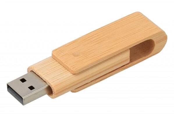 Dřevěný USB disk 16GB - bambus