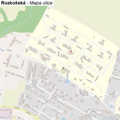 Rozkošská - mapy | Kurzy.cz