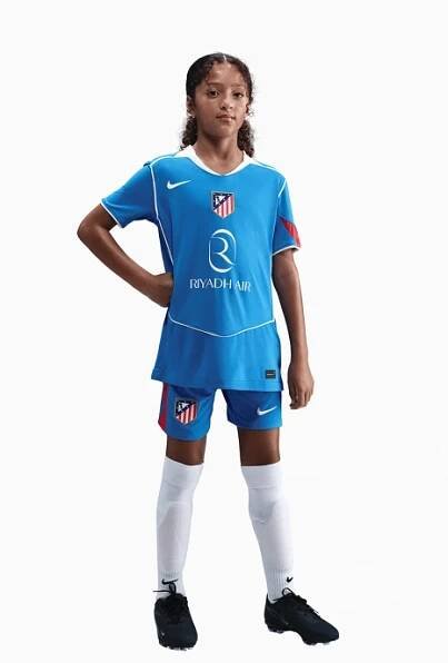 Tričko Nike Atletico Madrid 25/26 třetí Stadium Junior - Modrý