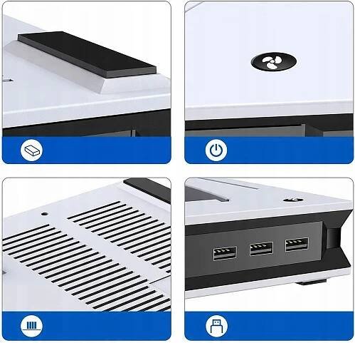 2 V 1 NABÍJECÍ STANICE PS5 STOJAN NABÍJEČKA PADŮ STOJAN za 708.00CZK - Allegro