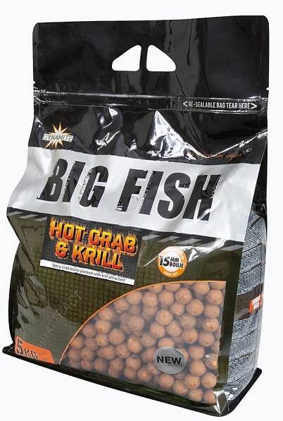 Dynamite Baits Proteinové kuličky Hot Crab & Krill 5 kg