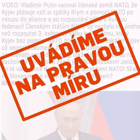 Dezinformace o současném konfliktu mezi Ruskem a Ukrajinou – vyvrácení sedmi mýtů