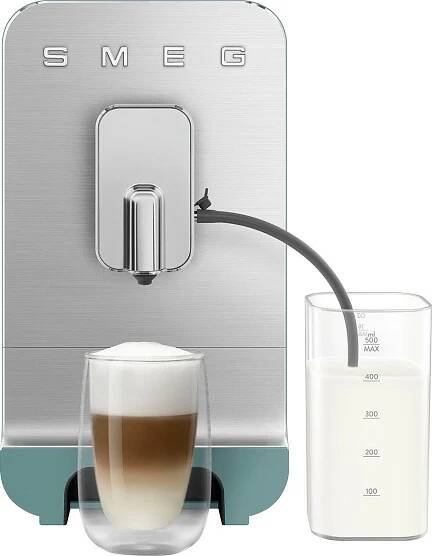 Ivo GRANDIČ - Kávovary - Smeg - Smeg BCC13EGMEU espresso kávovar smaragdová zelená, hliníkový přední panel