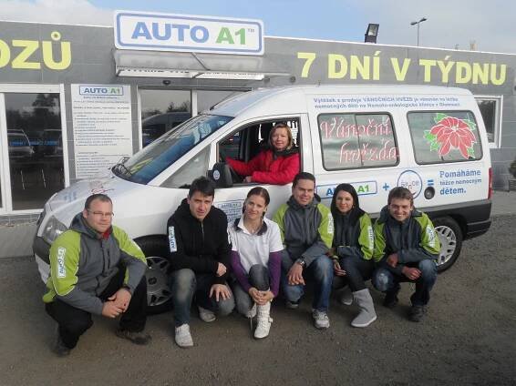 Pomáháme dětem - Autobazar Olomouc, Auto A1, bazar ojetých vozů