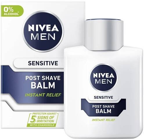 BALZÁM PO HOLENÍ NIVEA MEN SENSITIVE ZKLIDŇUJÍCÍ, JEMNÝ PRO POKOŽKU 100 ML
