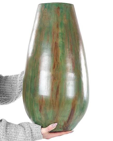 Dekorativní váza AMFISA Keramika 50 cm Zelená | Beliani.cz 