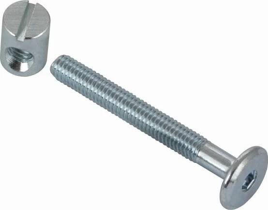 Walteco Spojovací šrouby s maticí M6 6 x 50 mm 4 ks