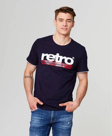 Retrojeans pánské triko OTTO - Modrá
