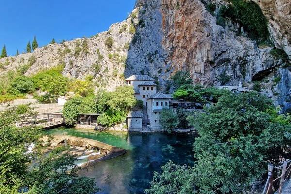 Blagaj - Tekija in izvir reke Bune