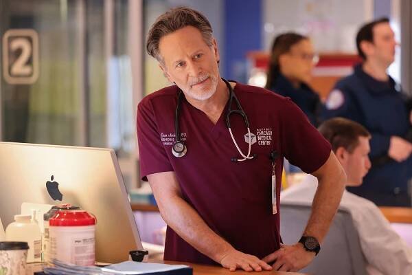 Steven Weber as Dr. Dean Archer in Chicago Med