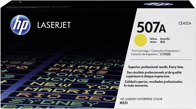 HP Toner 507A originál žlutá 6000 Seiten CE402A