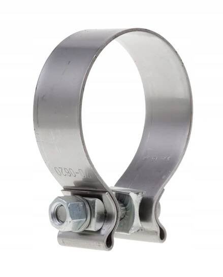 Objímka tlumiče výfuku fi 75 mm pro spojování trubek fi 70 mm NEREZOVÁ