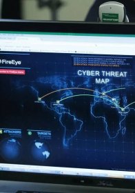 Threat matrix: at a U.S. government cybersecurity center in Arlington, Virginia, January 2015. 