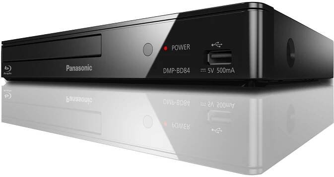 Panasonic DMP-BD84 blu-ray přehrávač (podporované formáty: ALAC/DSD/Xvid/MKV/MP4/FLAC/WAV/MP3/AAC, webové aplikace, USB, HDMI), černá - Značkový obchod Panasonic