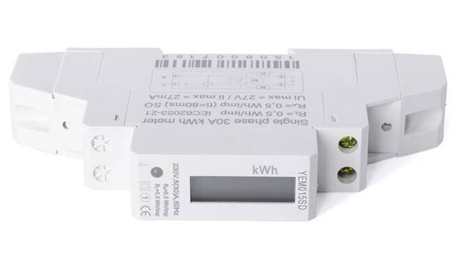 Elektroměr CARSPA YEM015SD na DIN lištu jednofázový digitální | ABCTECH - výpočetní technika a elektronika