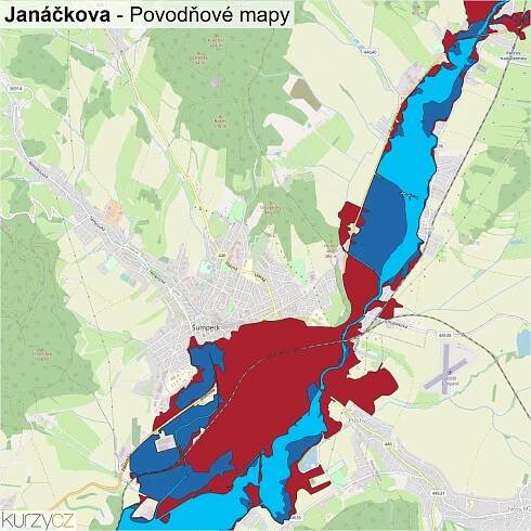 Janáčkova - mapy | Kurzy.cz