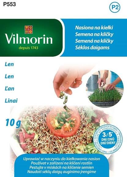 Len - semena na klíčky (Vilmorin)