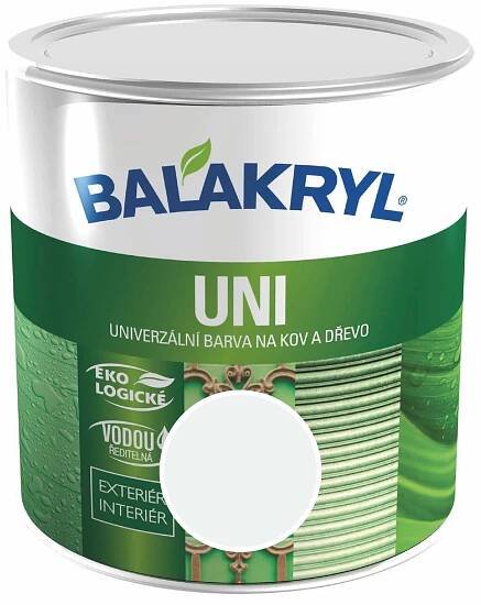 Balakryl UNI Bílý email bílý; polomatný; 700 g