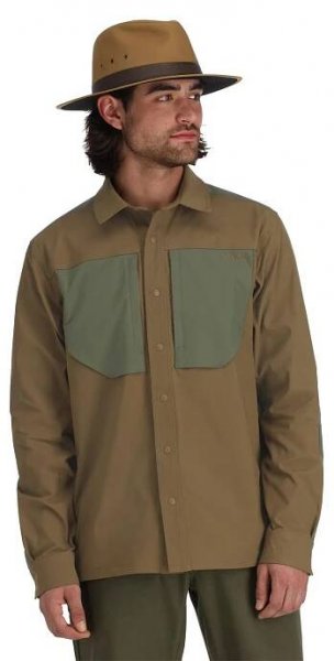 Rybářská košile Simms Confluence Shirt Driftwood/Loden | CzechNymph.cz