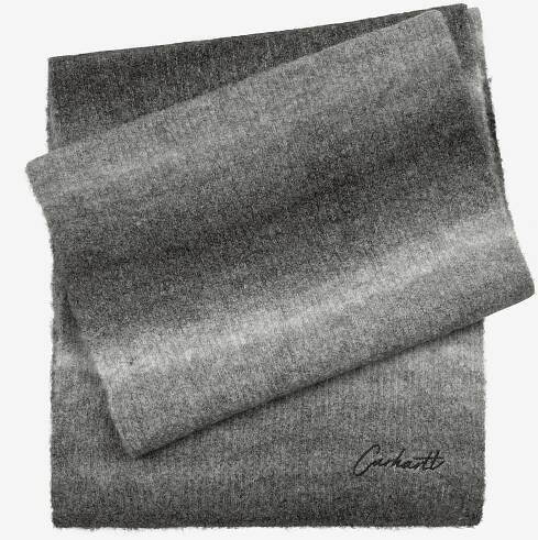 Tony Scarf in Tony Stripe Jacquard, Black / Black