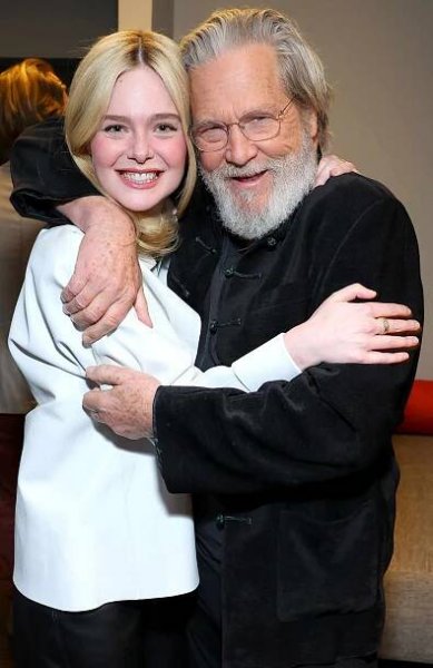 Elle Fanning and Jeff Bridges attend Disney Studios at CinemaCon 2025