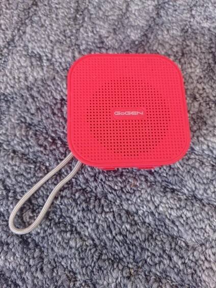 Přenosný reproduktor GoGEN bluetooth červený portable audio speaker - TV, audio, video