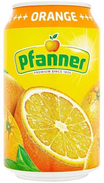 PF - Pomeranč 50% plech 0,33 PFANNER - | JASO